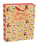 Bolsa para regalo Navidad Legami L Penguins