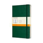 Cuaderno Moleskine Classic large raya tapa dura verde mirto