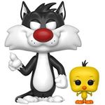 Figura Funko Looney Tunes Silvestre y Piolín