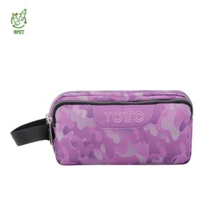 Totto - Estuche escolar tres compartimentos camuflaje rosa Agapec