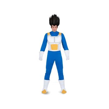 Viving- Disfraz Vegeta M (camiseta, Chaleco, Pantalón, guantes Y Cubrebotas) (230316) (viving Costumes)