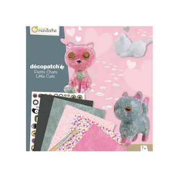 Coffret Creatif Decopatch Kit Chats