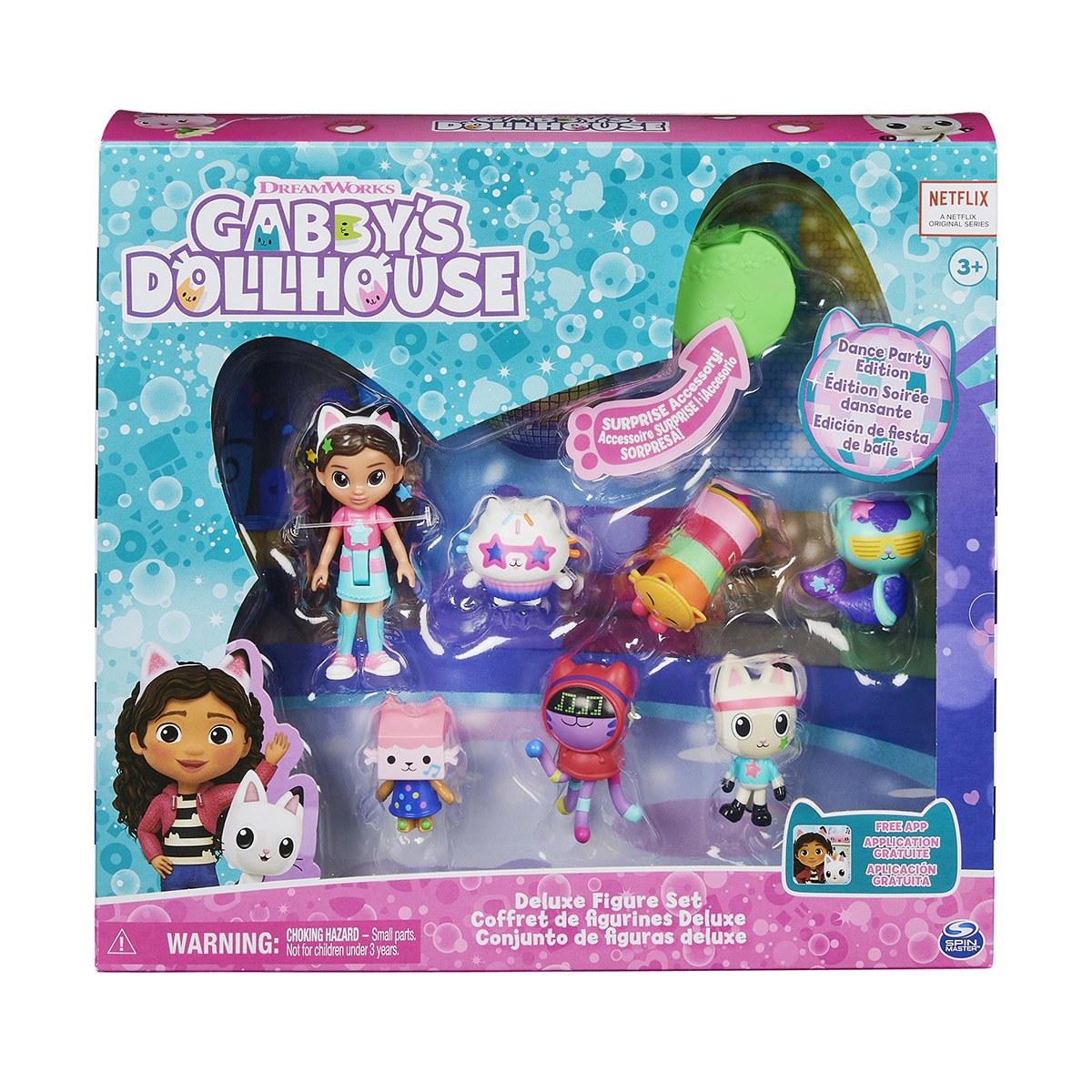 Gabbys Dollhouse - Conjunto De Figuras Fiesta De Baile