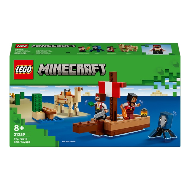 LEGO -  de construcción El Viaje en el Barco Pirata Lego Minecraft.