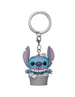 Llavero Funko Disney Lilo y Stitch Stitch dándose un baño 7cm