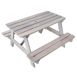 Mesa infantil de picnic de madera tratada