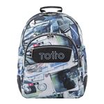 Mochila escolar Totto Crayoles Postales y Casetes