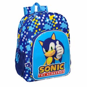 Sonic the hedgehog - Mochila 33 cm adaptable a carro