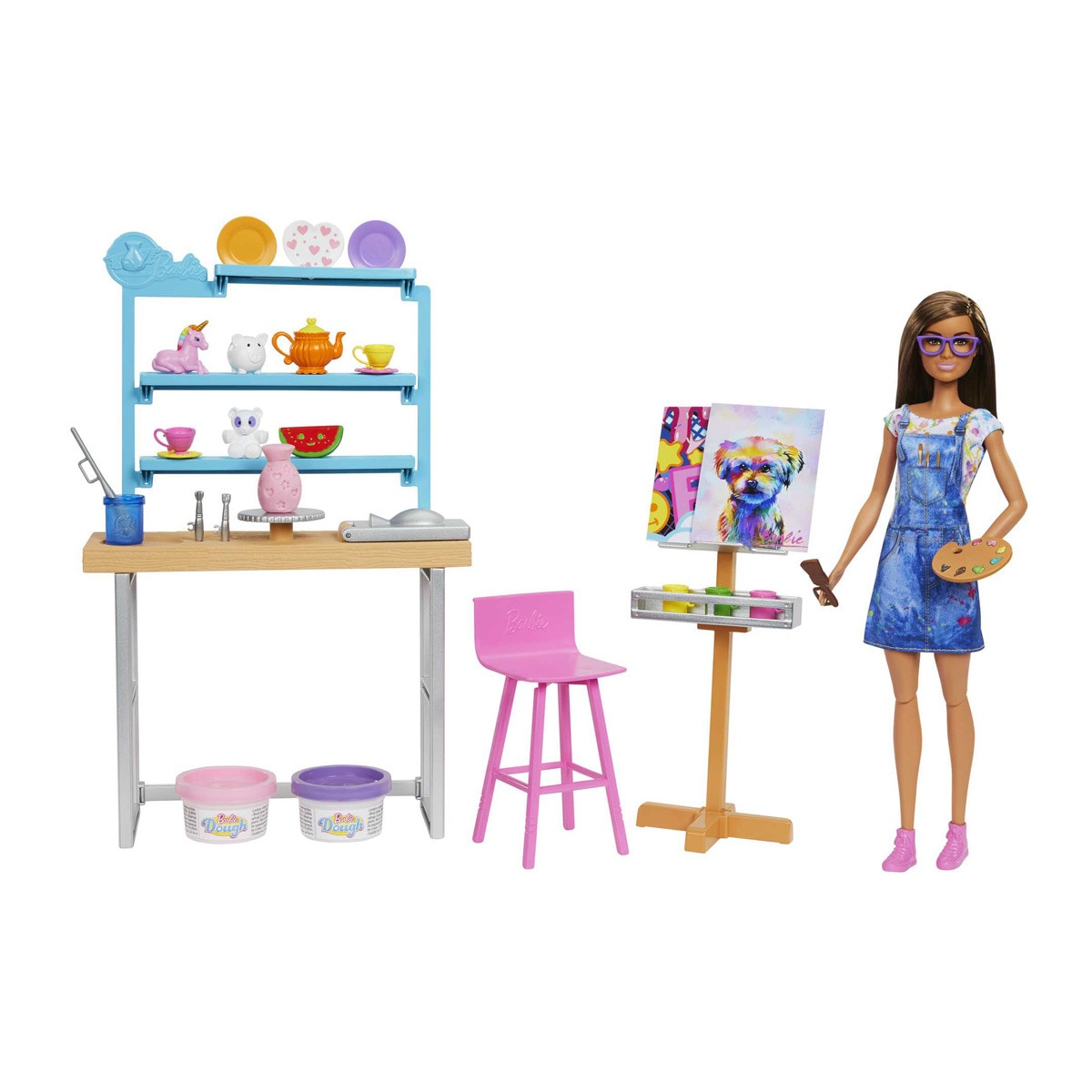 Barbie - Muñeca Y Estudio De Arte