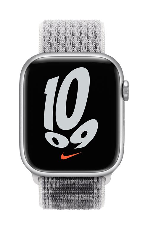 Correa deportiva Apple Loop Nike Sport Blanco/Negro para Apple Watch 45mm