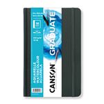 Cuaderno Canson Graduate Acuarela Fino 14x21,6cm 28 hojas 250g