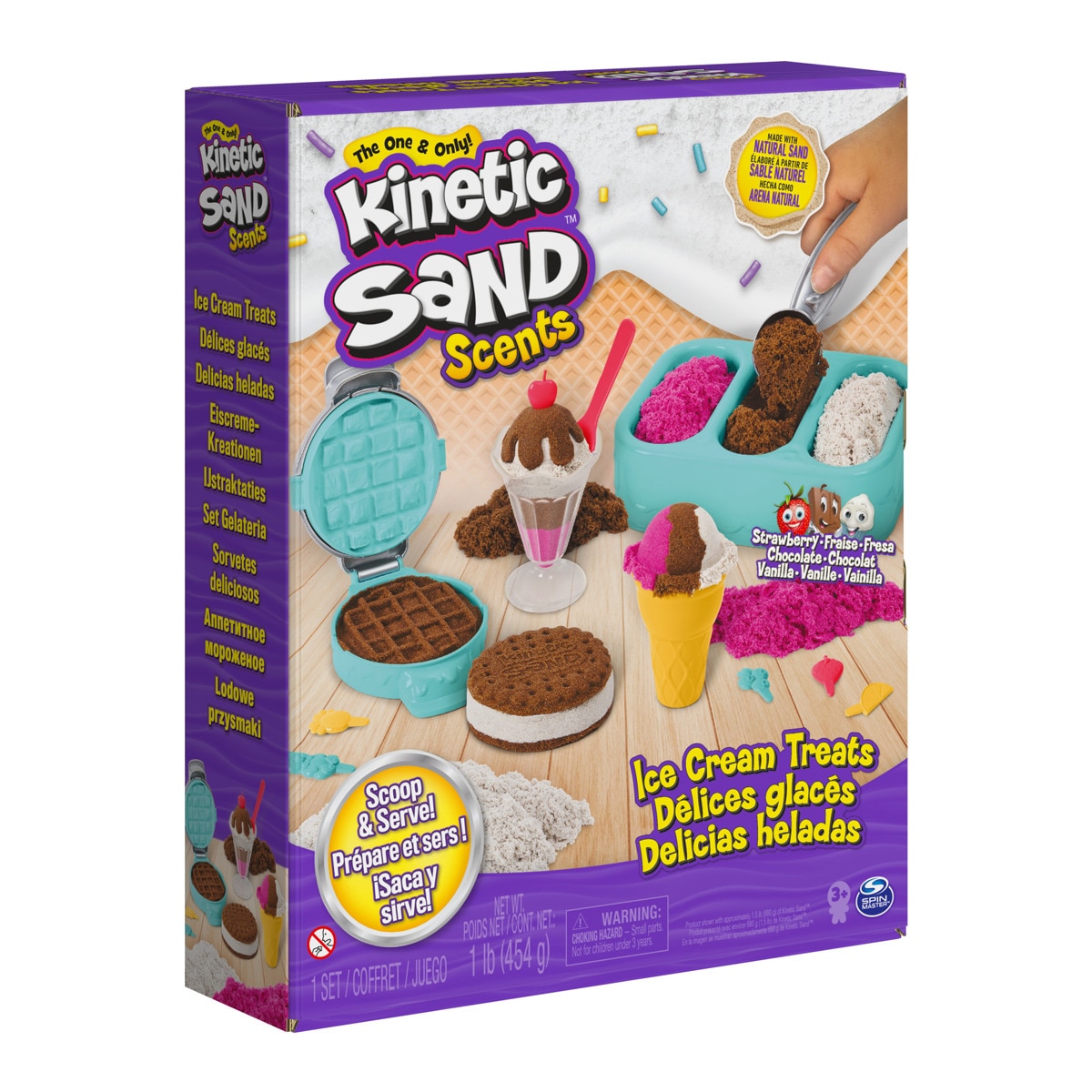 Kinetic Sand -  De Arena Mágica Helado Y Golosinas