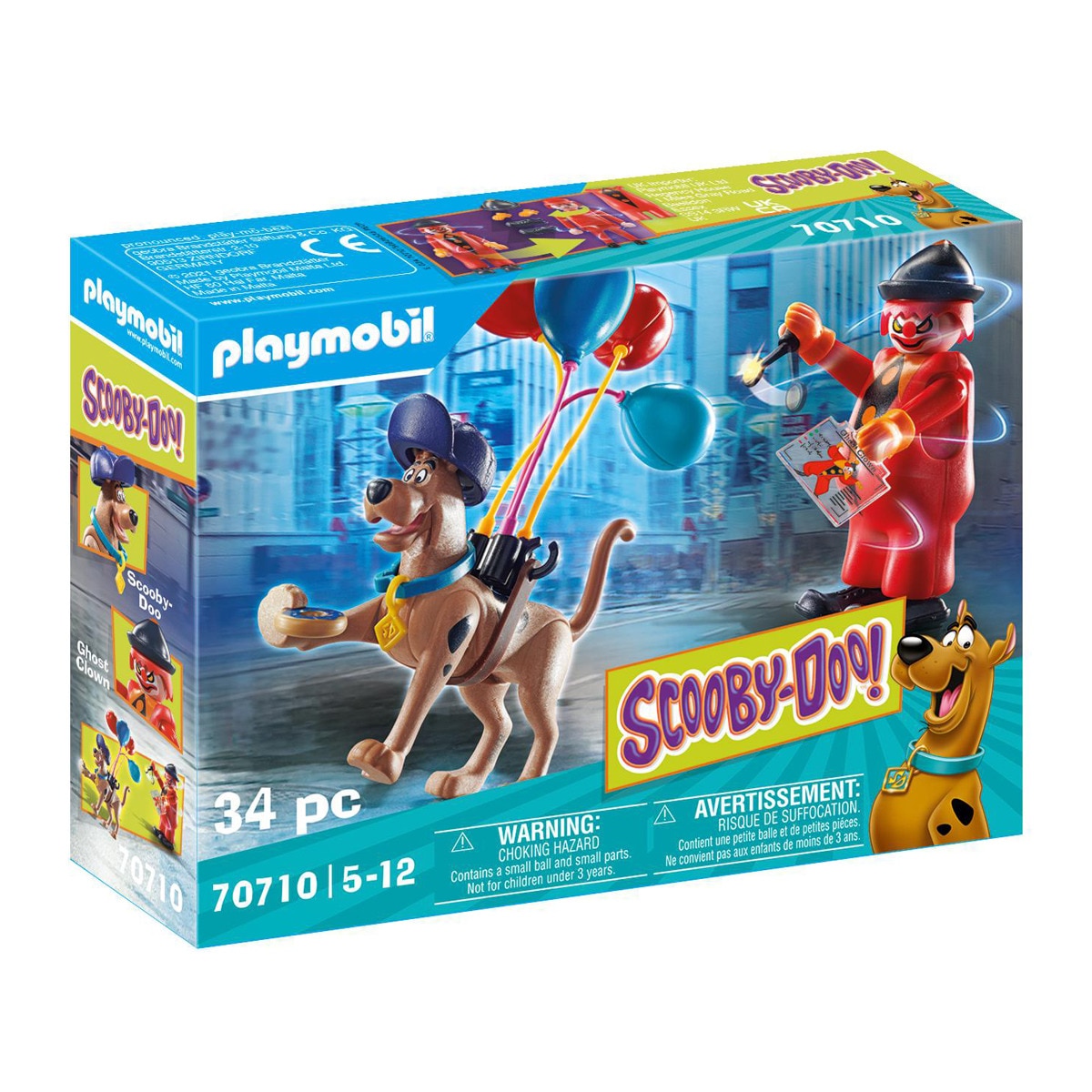 Playmobil - Aventura Con Ghost Clown Scooby-Doo!