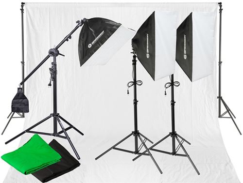 Set de iluminación Diurna/Fondos de estudio Bresser BR-2105 2925W