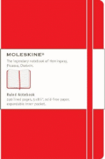 Cuaderno Moleskines Classic L Liso Rojo