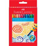 Estuche Faber-Castell 12 ceras Jumbo Twist