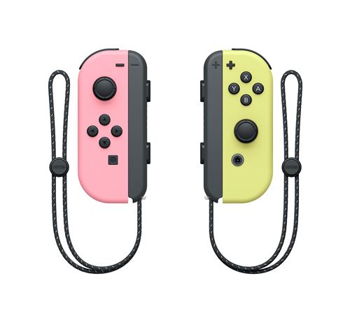 Joy-Con Nintendo Pastel Rosa / Amarillo