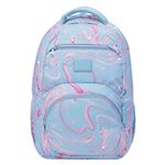 Mochila Eco-Friendly Totto Tracer 4 estampado azul-rosa