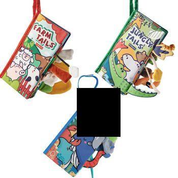 Set De Libro De Tela Cola De Animal 3 Pcs Bc Babycare