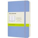 Cuaderno Moleskine Classic pocket lisa tapa blanda azul hortensia