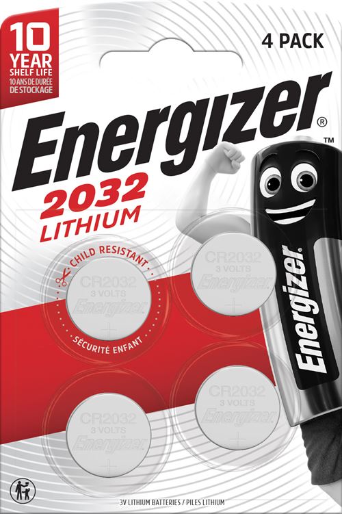 Energizer CR2032 3V Pack de pilas de litio