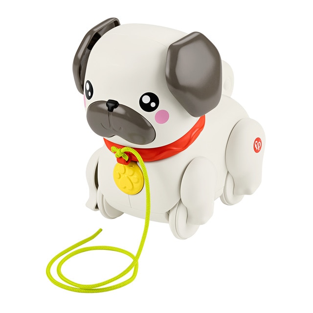 Fisher-Price -  de arrastre Pasea al perrito Pug Fisher-Price.