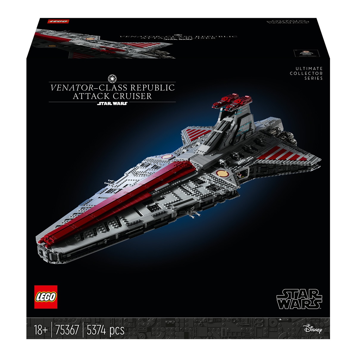 LEGO -  de construcción Crucero de Ataque Clase Venator de la República LEGO Star Wars TM.