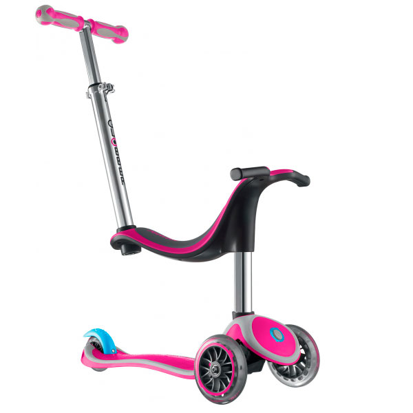 Patinete MY FREE 2 C 4 EN 1 Rosa Translucido