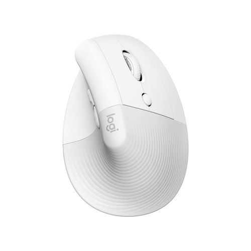 Ratón inalámbrico ergonómico Logitech Lift para Mac Blanco