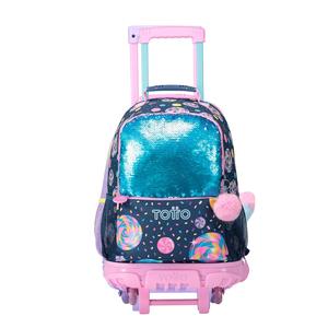 Totto - Mochila escolar con ruedas grande Sweet Candy