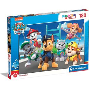 Clementoni - Patrulla Canina - Puzzle infantil Super 180 piezas Patrulla Canina ㅤ