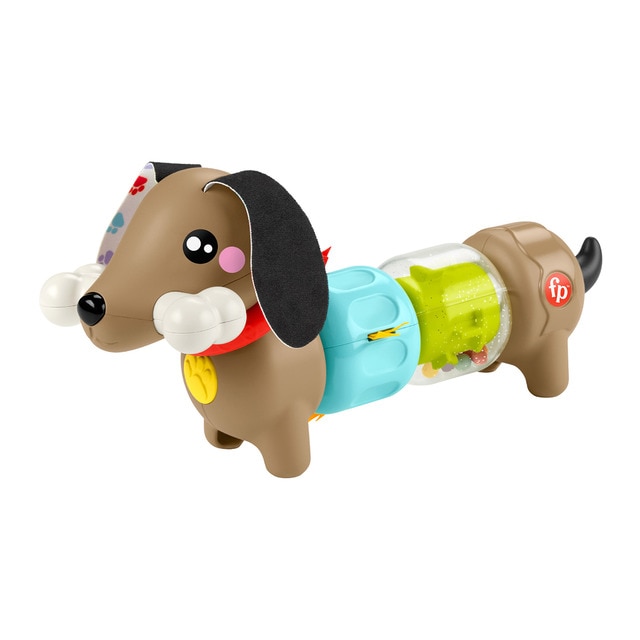 Fisher-Price - Perrito de actividades con sonidos y giros Fisher-Price.