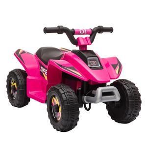 Homcom - Quad Eléctrico Batería 6V Rosa