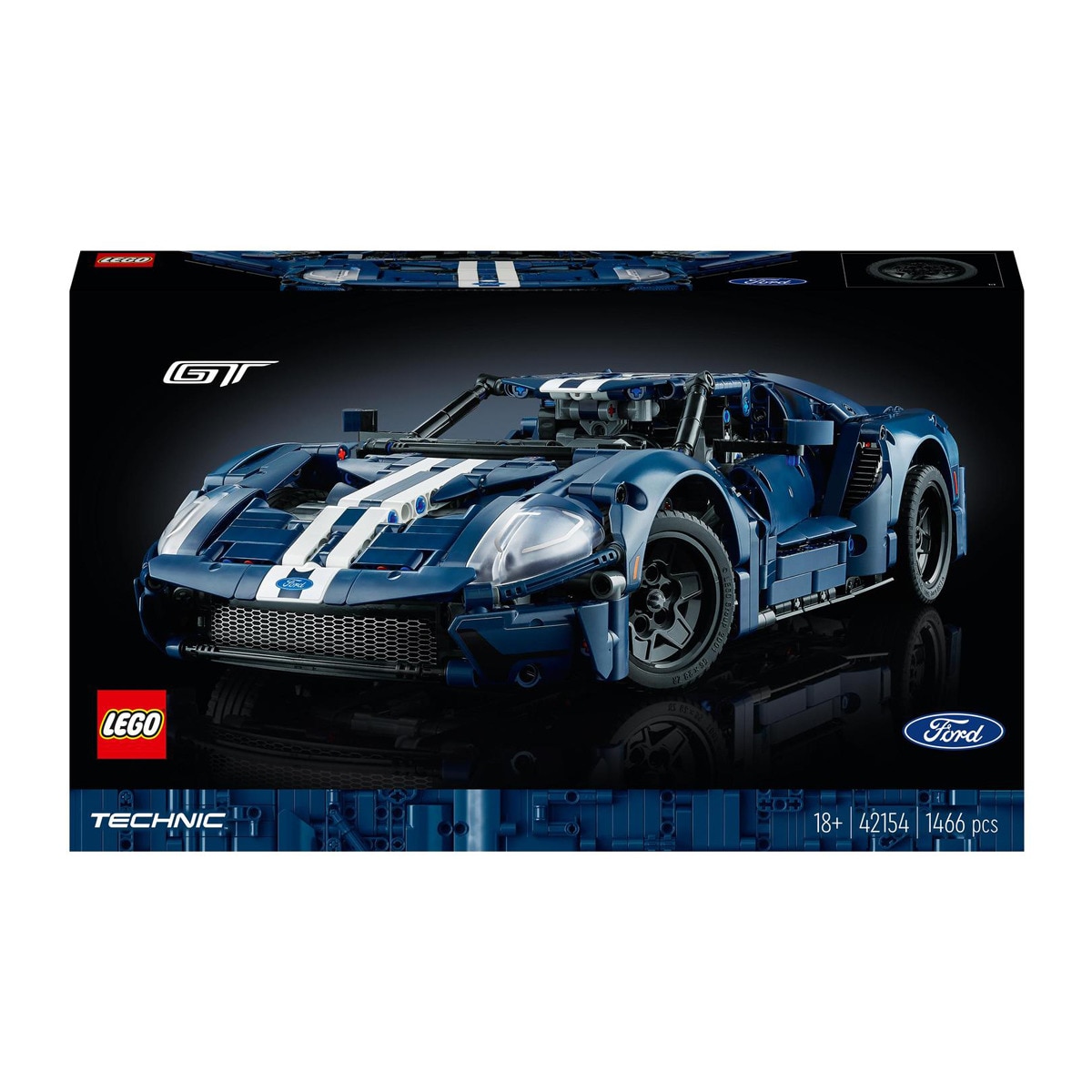 LEGO - Manualidades De Construcción Coche Ford GT 2022 A Escala Technic