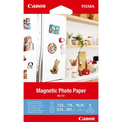 Papel magnético Canon Mg-101 5 hojas