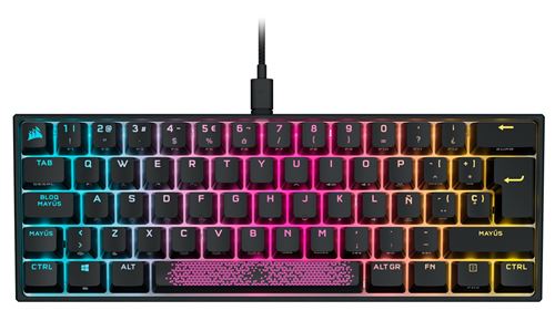 Teclado gaming mecánico RGB Corsair K65 Mini MX RGB