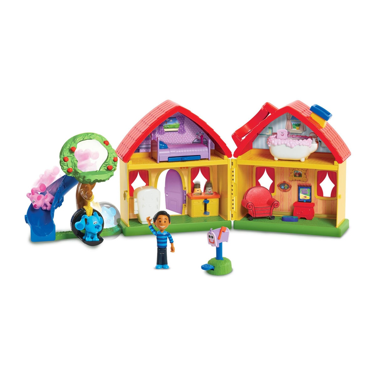 BLUES CLUES - Playset De La Casa De Las Pistas De Blue Y Tú