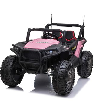 Coches Eléctricos Para Niños 4x4 Utv Bom - Coches De Batería 12v, Luces Led, Suspensión / Coches Eléctricos Infantiles De 2 Plazas, Con Mando