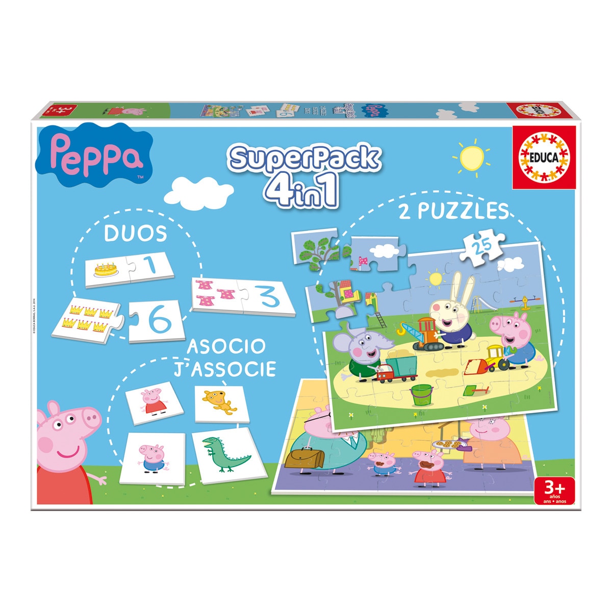 Educa Borrás - Superpack Peppa Pig