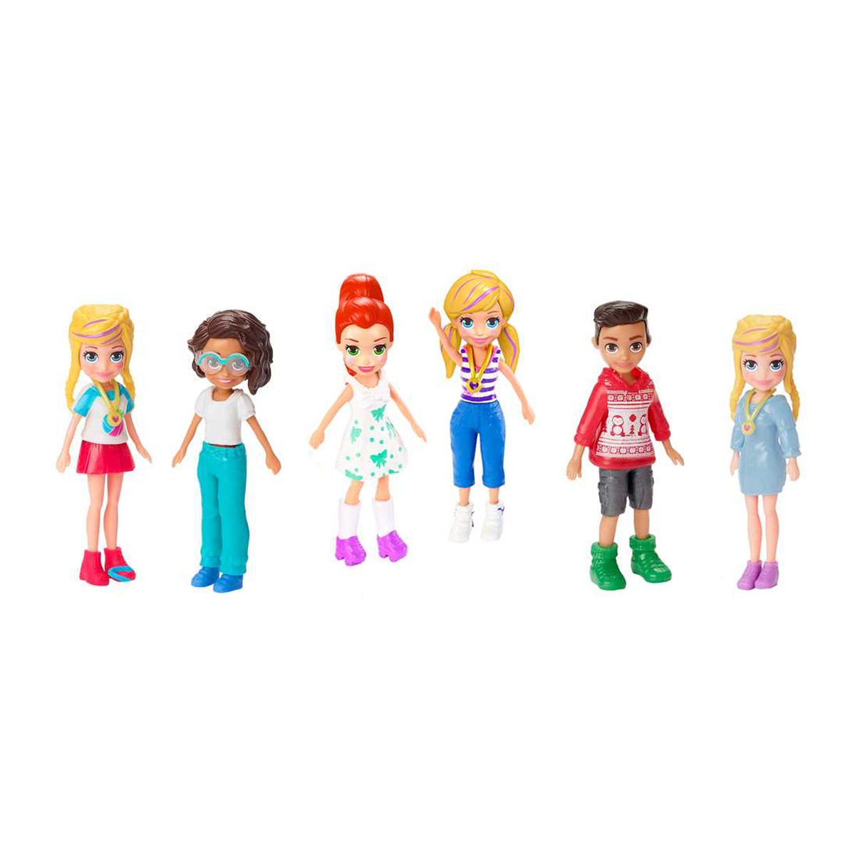 Polly Pocket - Pack De Moda Grande Surtido 2 Muñecas Con Ropa Y Accesorios