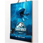 Póster madera Doctor Collector Jurassic World Mossa