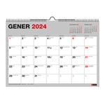 Calendario de pared 2024 Miquelrius A4 Basic para escribir - catalán