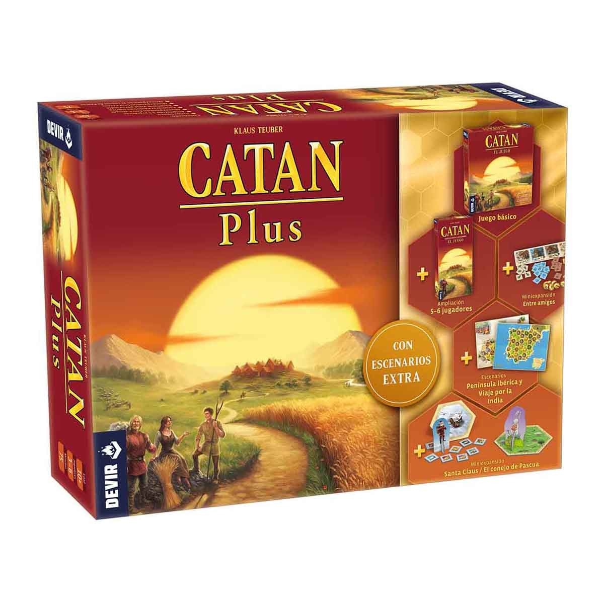 Devir - Juego de mesa Catán Plus Devir.