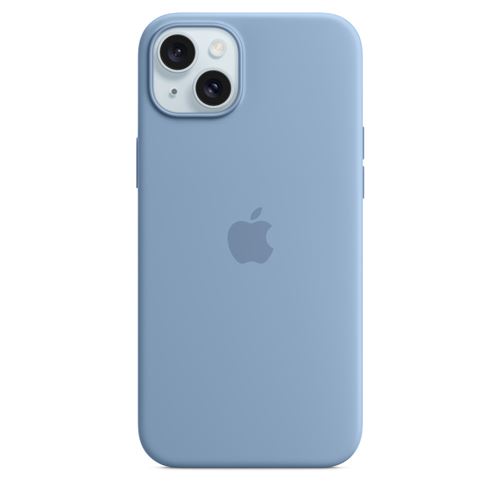 Funda de silicona con MagSafe Apple Azul invierno para iPhone 15 Plus