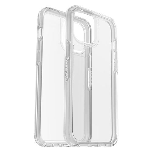 Funda Otterbox Symmetry Transparente + Protector de pantalla Alpha Glass para iPhone 12 Pro Max