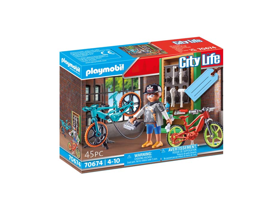 Playmobil City Life Taller de bicicletas (70674)