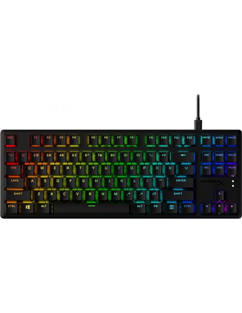 Teclado gaming mecánico RGB HyperX Alloy Origins PBT