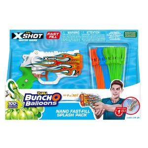 X-Shot - Pistola Nano y 3 pack globos Bunch O Balloons