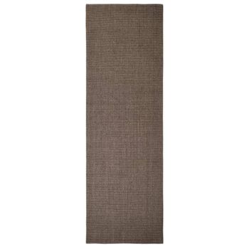 Alfombra De Sisal Para Rascador Marrón 80x250 Cm Vidaxl