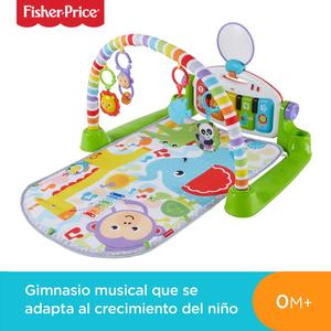 Fisher-Price - Gimnasio Piano Pataditas Super Aprendizaje, Alfombra Manta De Juego Para Bebé Recién Nacido